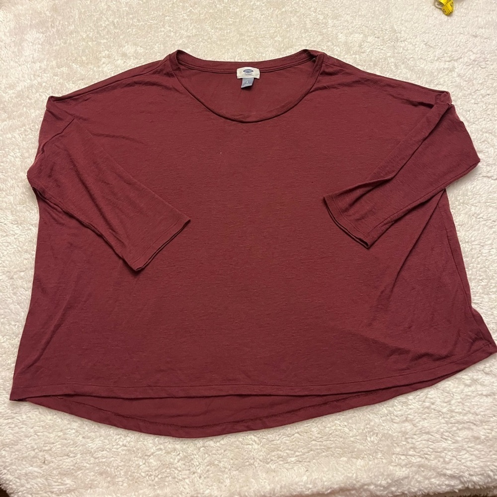 Old Navy Slouch Oversized 1/2 Sleeve